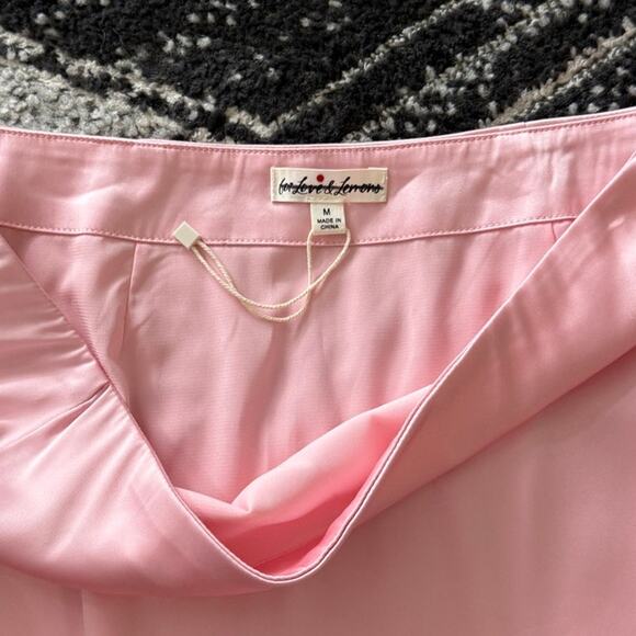 For Love & Lemons Skye Pink Mini Skirt - Picture 5 of 6
